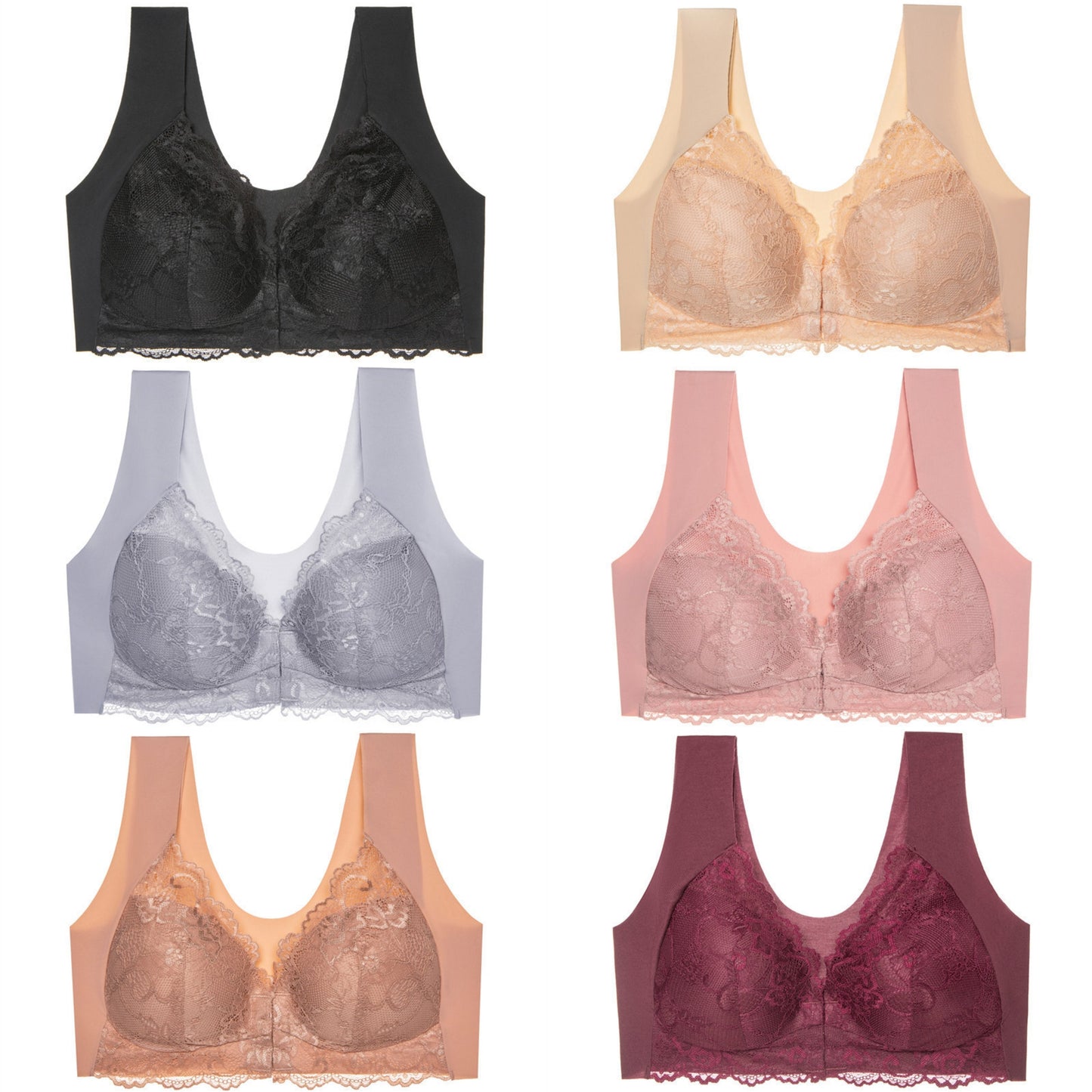 š„Full Coverage Front, Closure Support Bra Comfort & Sleep Braš