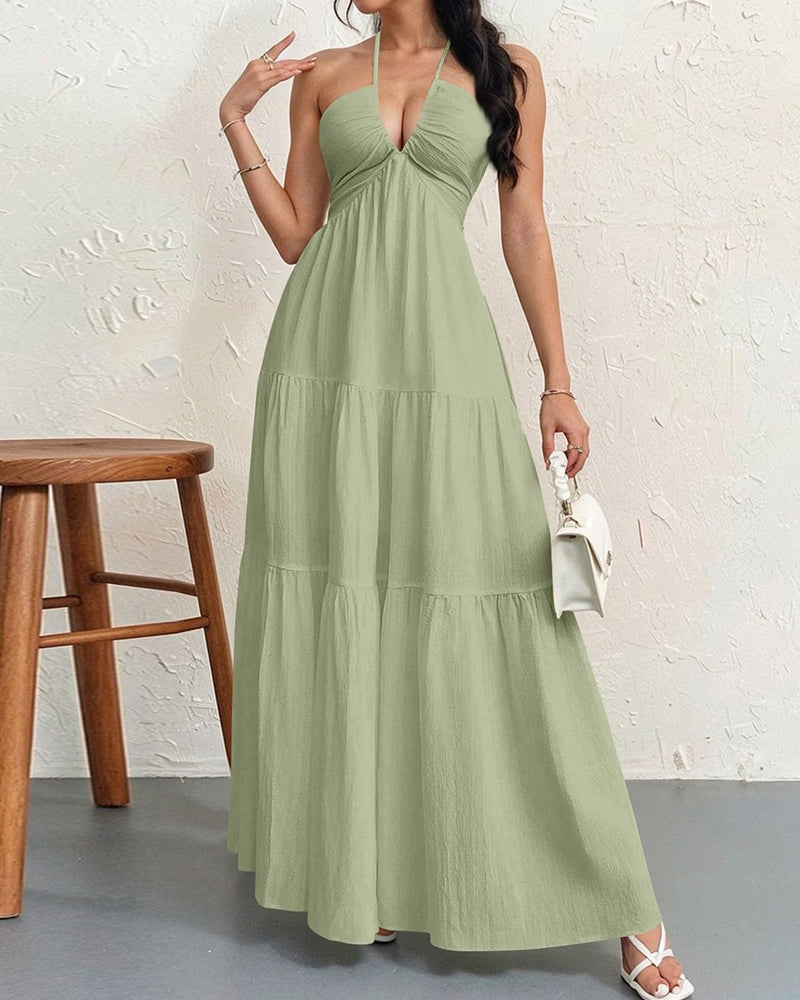 Women's Sleeveless A-Line Casual Dress
