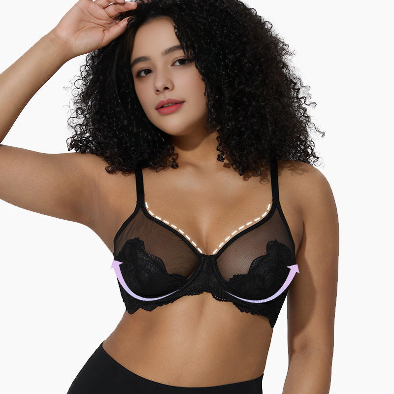 Full Coverage Lace Minimizer Bra