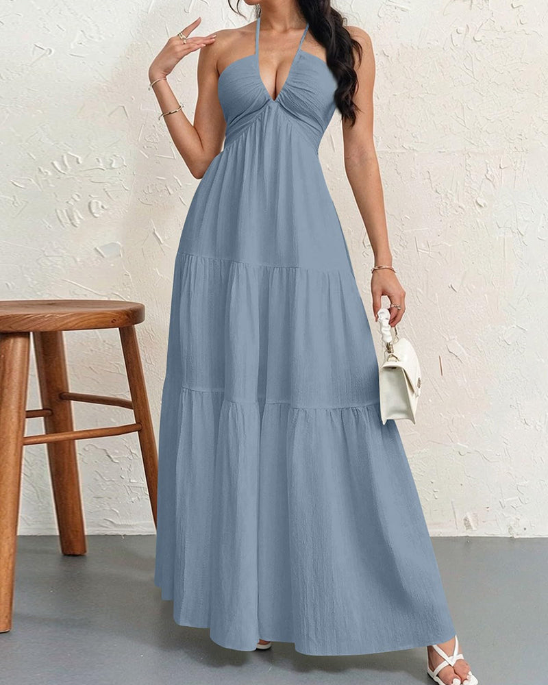 Women's Sleeveless A-Line Casual Dress