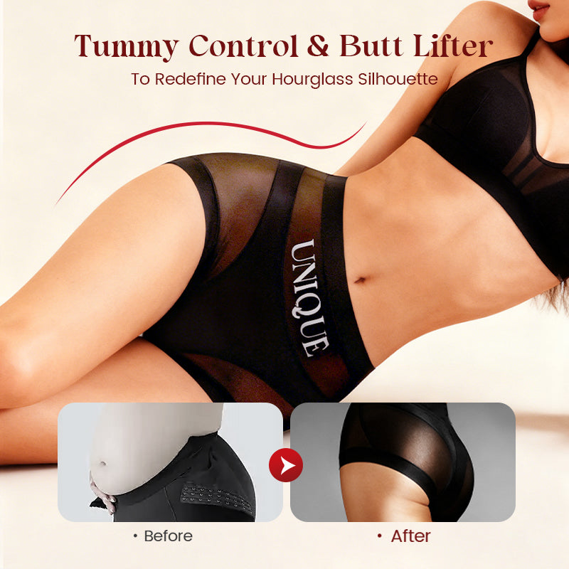 New Women’s High-Waisted Tummy Control Seamless Bodyshorts