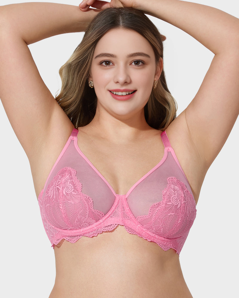 Full Coverage Lace Minimizer Bra