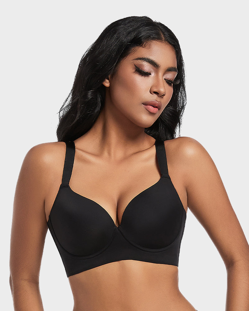 Back-Smoothing Plunge Bra