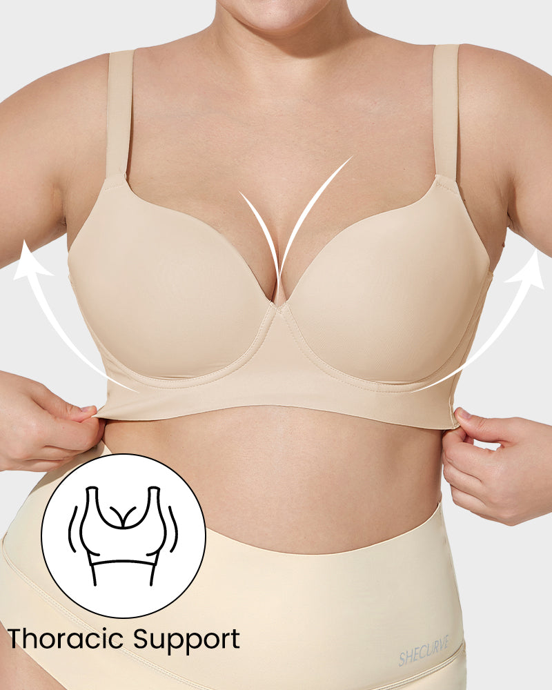 Back-Smoothing Plunge Bra