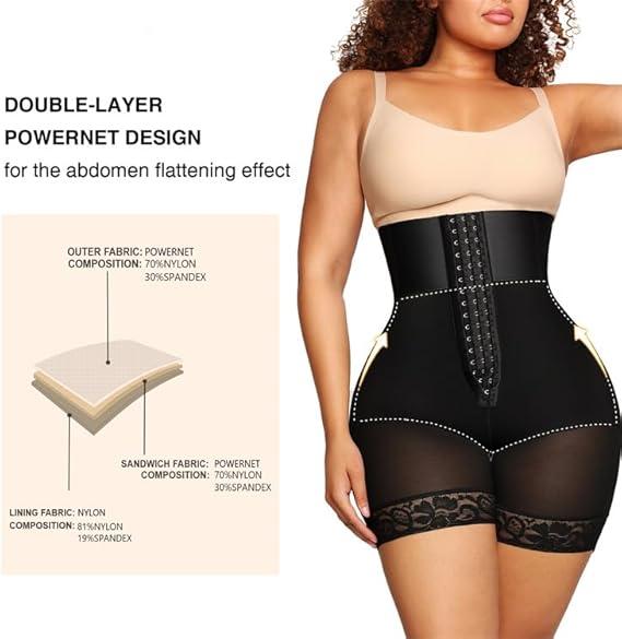 Strapless Fajas Colombianas Tummy Control Body Shaper Shorts
