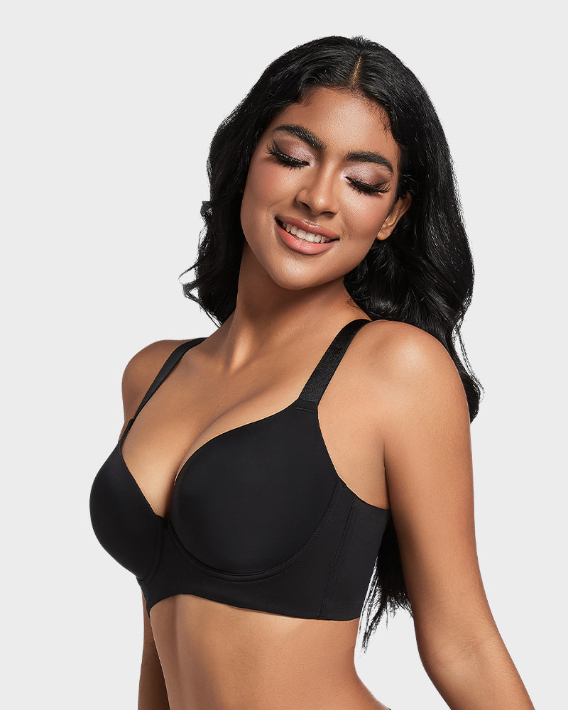 Back-Smoothing Plunge Bra