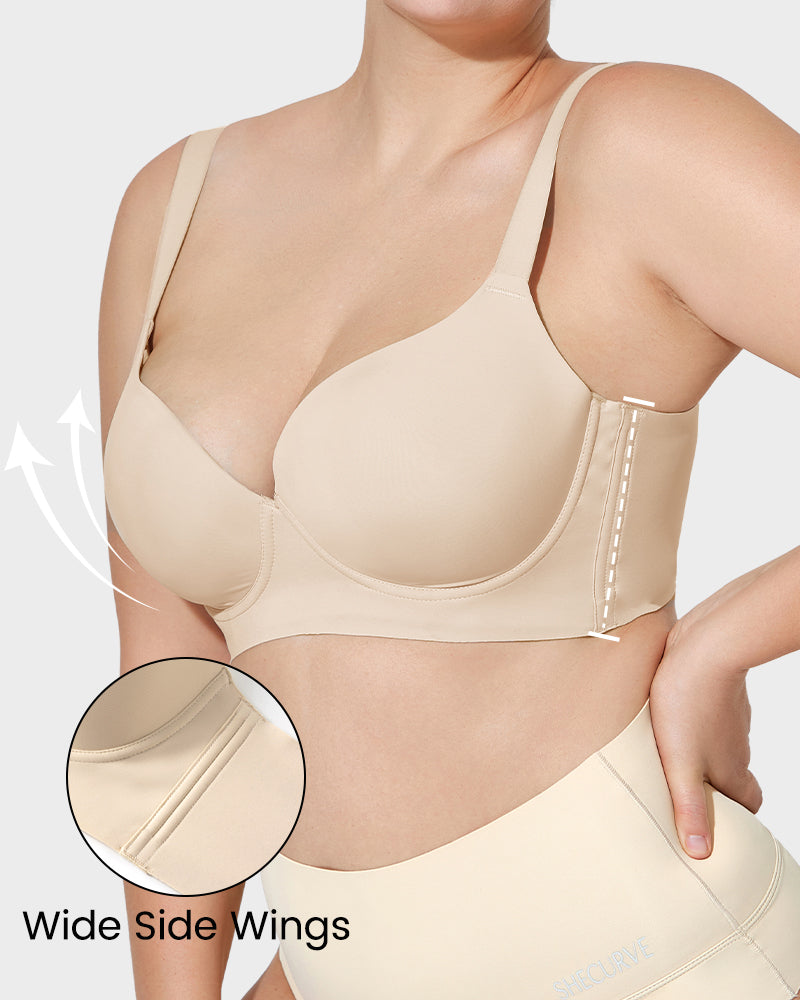 Back-Smoothing Plunge Bra