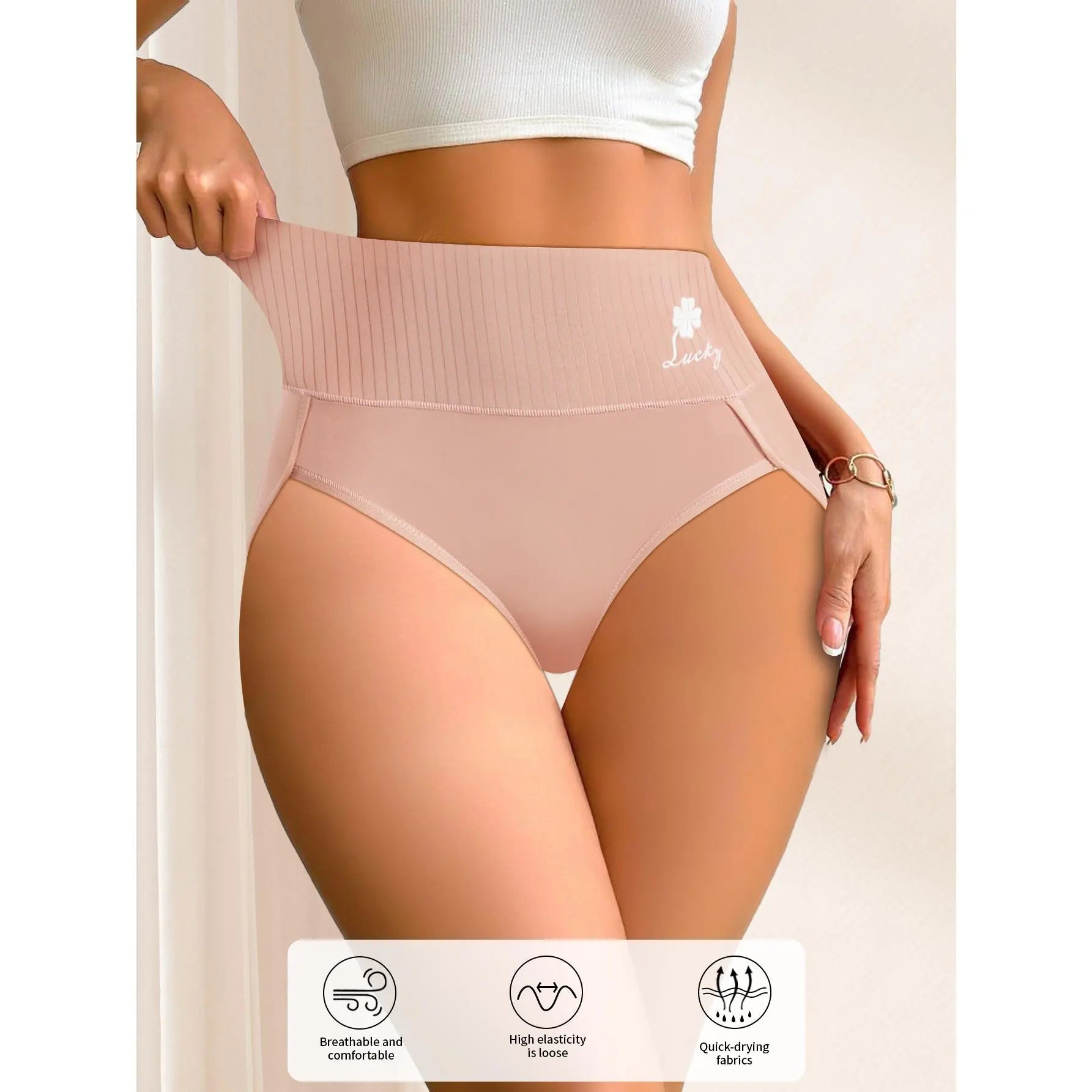 Women's Daily Underwear, Breathable Comfort Minimalist Style, 5/10 Pack