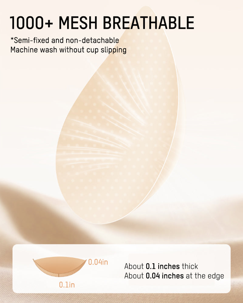 Invisible Wide-Band Wireless Support Bra