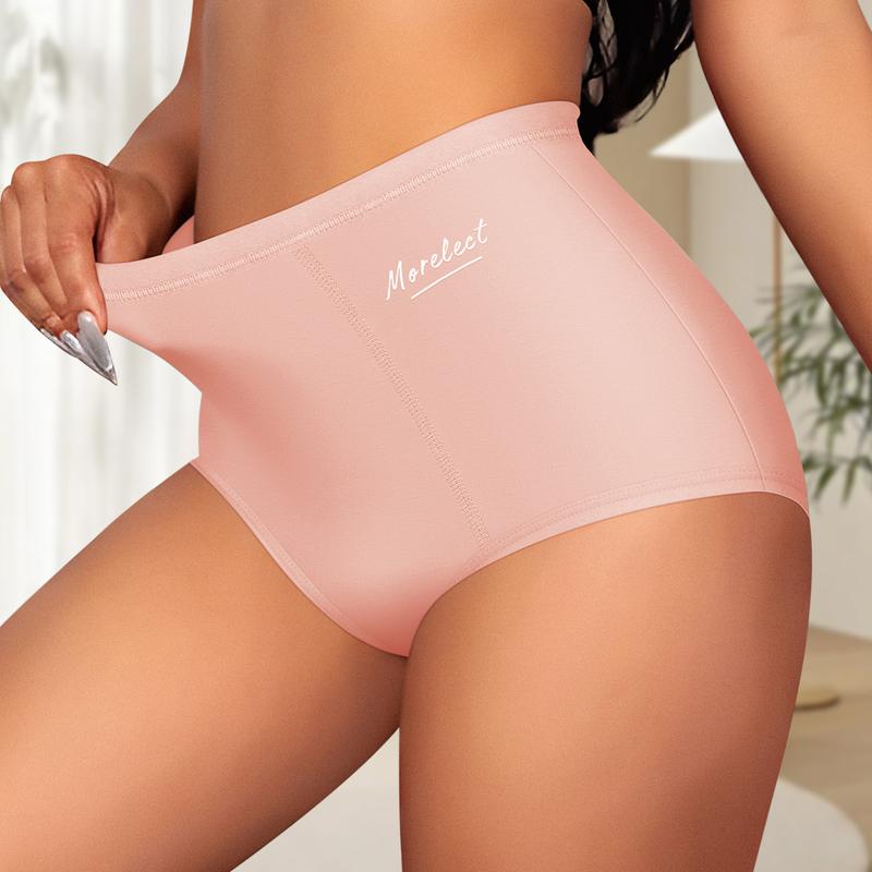 Women's High-Waisted Underwear, Breathable & Comfortable Panties
