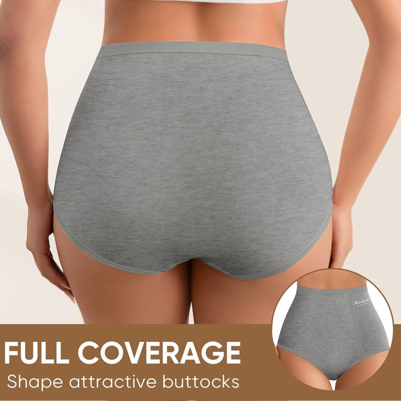 Women's High-Waisted Underwear, Breathable & Comfortable Panties