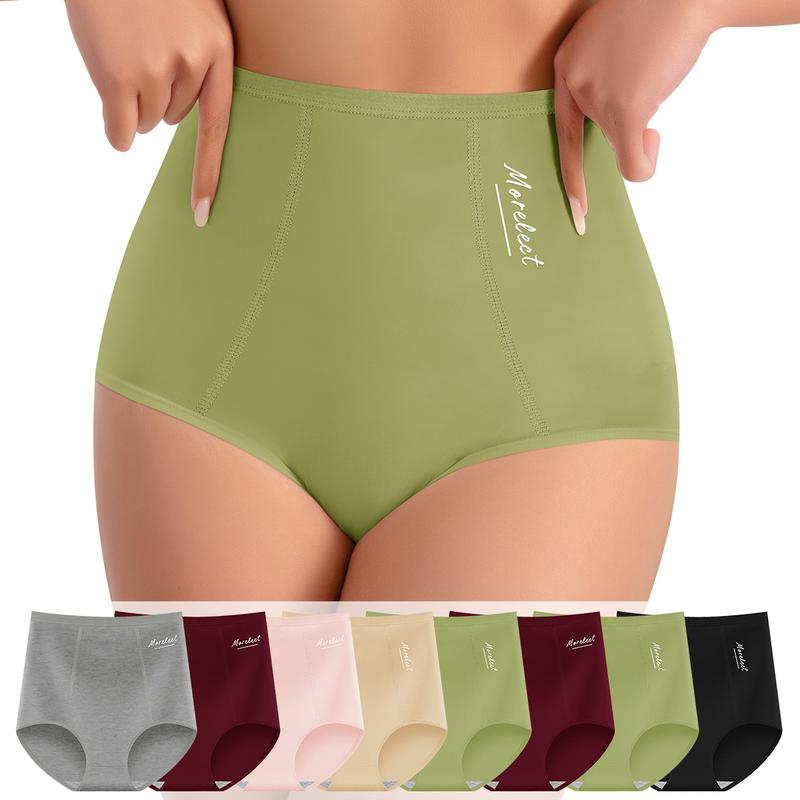 Women's High-Waisted Underwear, Breathable & Comfortable Panties