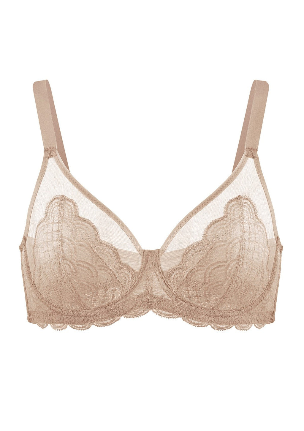 Mermaid Scales Lace Unlined Bra