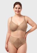 Mermaid Scales Lace Unlined Bra