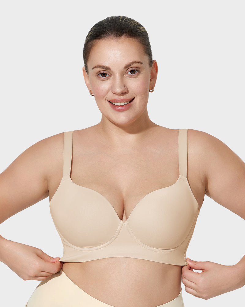 Back-Smoothing Plunge Bra