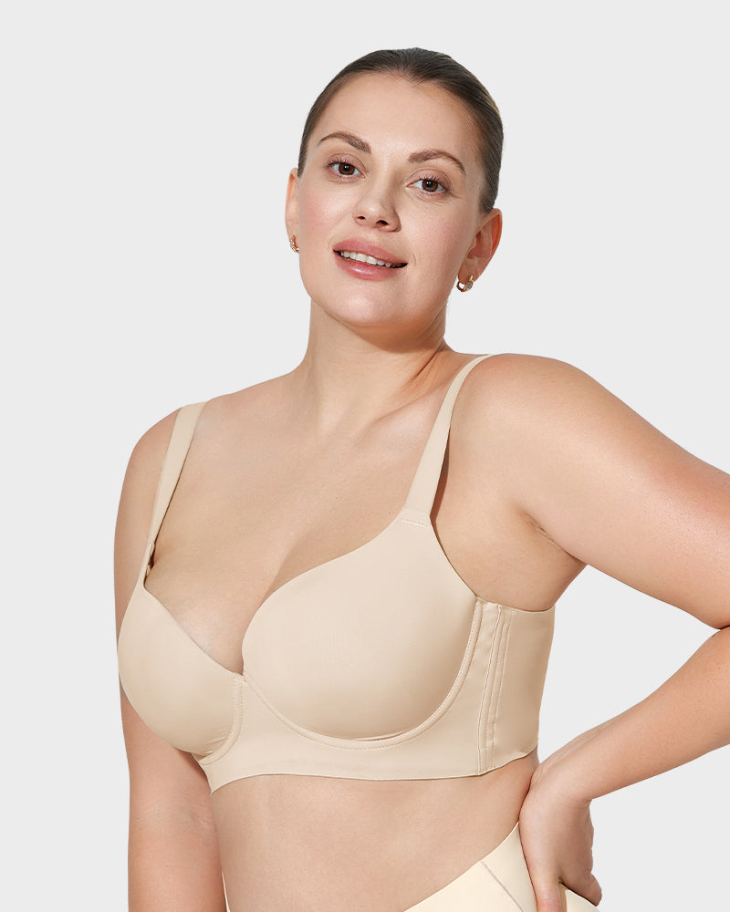 Back-Smoothing Plunge Bra