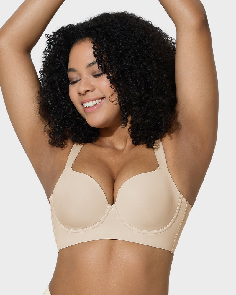 Back-Smoothing Plunge Bra