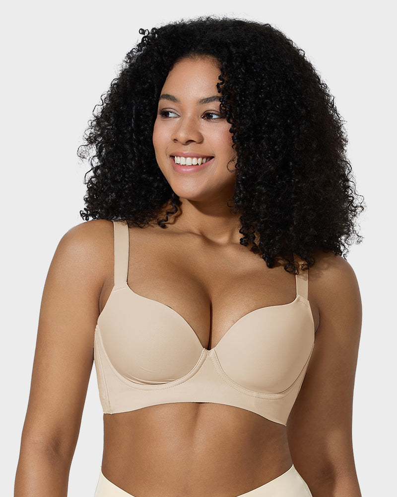 Back-Smoothing Plunge Bra
